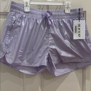 ZYIA Lilac Shine Bomber Shorts